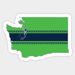 Seattle Football (Alternate) Sticker